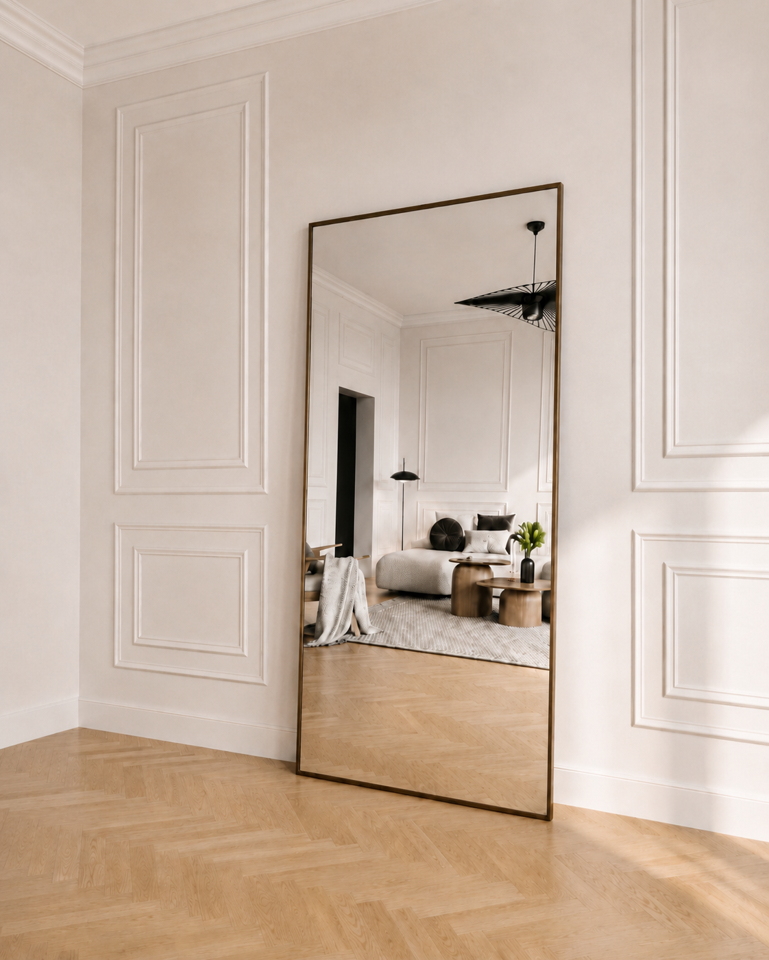 Westfield Mayfair – XL Spiegel Brons 200 cm | Staande Spiegel