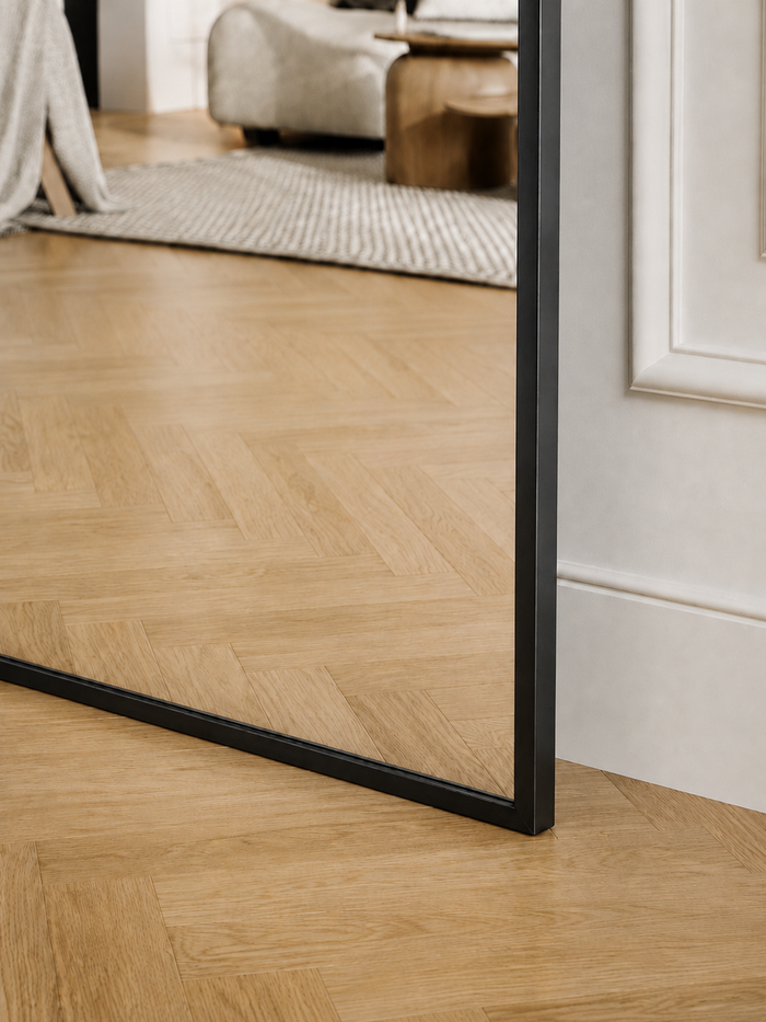 Ultradun zwarte frame