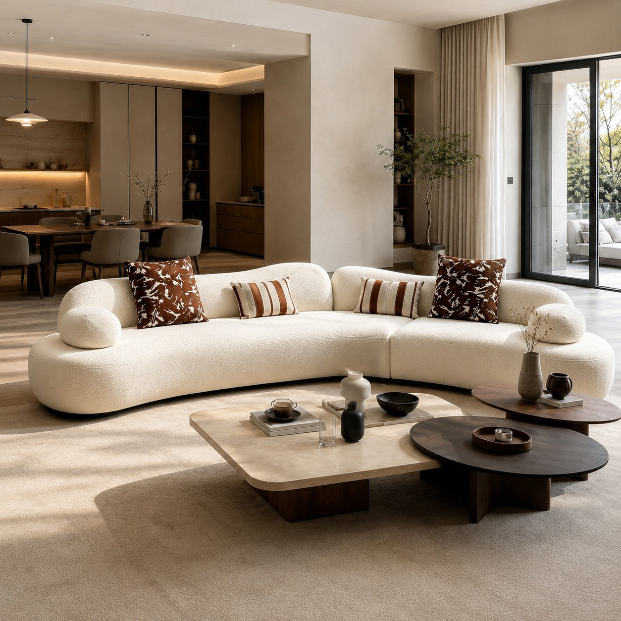 Westfield Aura Sofa - Ivory Bouclé