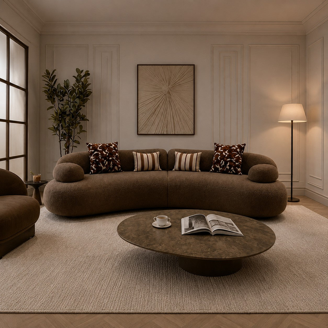 Westfield Aura Sofa - Mocca Bouclé