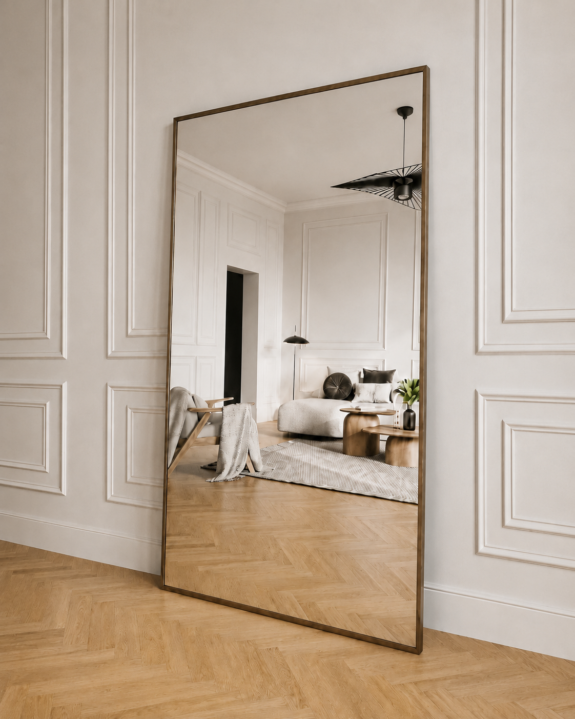 Westfield Mayfair – XL Spiegel Brons 200 cm | Staande Spiegel